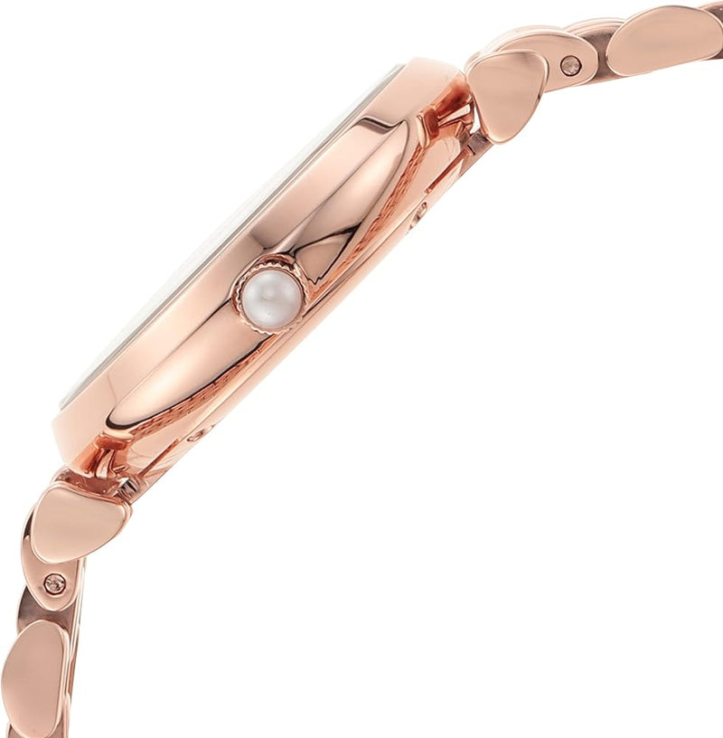 Emporio Armani Gianni T-Bar Quartz White Dial Rose Gold Steel Strap Watch For Women - AR11267 Buy Now By Emporio Armani