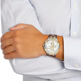 Maurice Lacroix Aikon Chronograph White Dial Brown Leather Strap Watch For Men - AI1018-PVY11-132-1 Buy Now By Maurice Lacroix