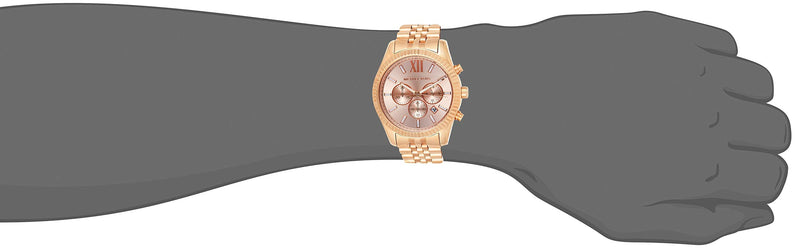 Michael Kors Lexington Rose Gold Dial Rose Gold Steel Strap Watch for Men - MK8319 Buy Now By Michael Kors
