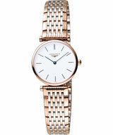 Shop Longines La Grande Classique De Longines White Dial Two Tone Steel Strap Watch for Women - L4.209.1.92.7 in USA
