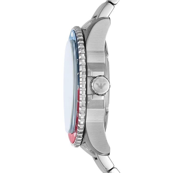 Emporio Armani Sea Explorer GMT Blue Dial Silver Steel Strap Watch For Men - AR11590 Buy Now By Emporio Armani
