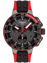 Tissot T Race Cycling Vuelta Black Dial Two Tone Rubber Strap Watch For Men - T111.417.37.441.01 Buy Now By Tissot