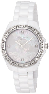 Coach Preston Mother of Pearl Dial White Steel Strap Watch for Women - 14503661 Buy Now By Coach