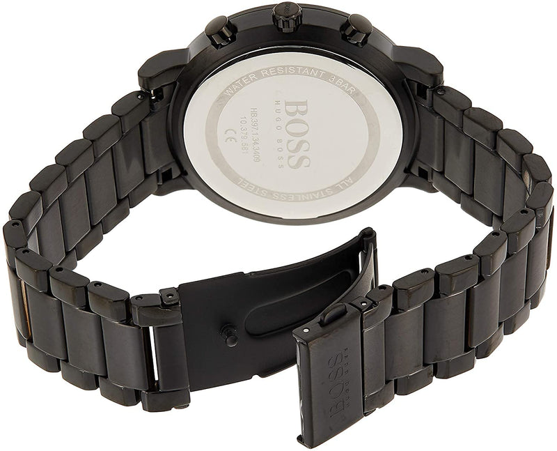 Shop Hugo Boss Integrity Black Dial Black Steel Strap Watch for Men - 1513780 in USA