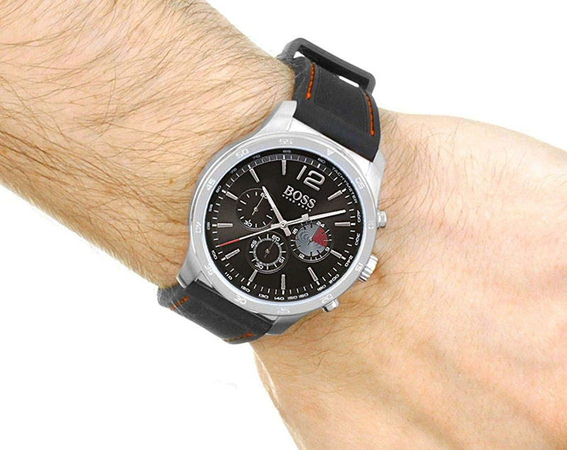 Hugo Boss Professional Black Dial Black Silicone Strap Watch for Men - 1513525 Buy Now By Hugo Boss