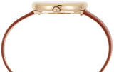 Swarovski Crystalline Pure White Dial Brown Leather Strap Watch for Women - 5275040 Buy Now By Swarovski