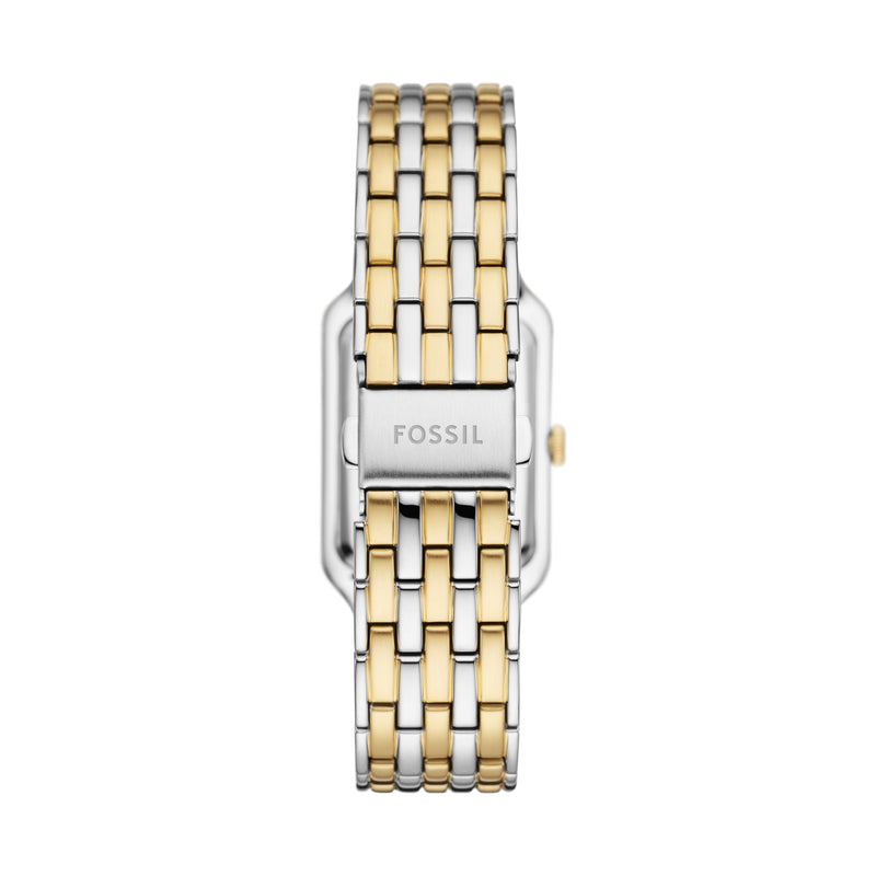 Fossil Raquel Three Hand Mother of Pearl Dial Two Tone Steel Strap Watch For Women - ES5305 Buy Now By Fossil
