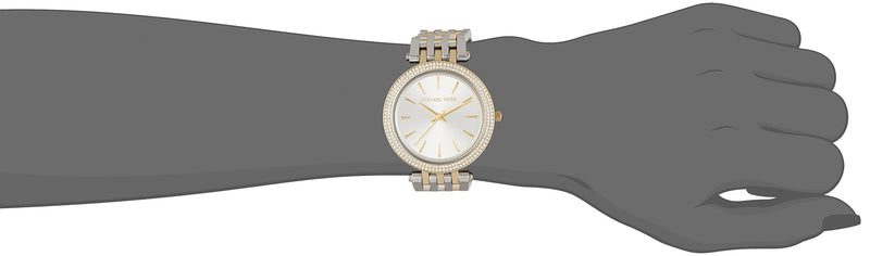 Michael Kors Darci Silver Dial Two Tone Steel Strap Watch for Women - MK3405 Buy Now By Michael Kors