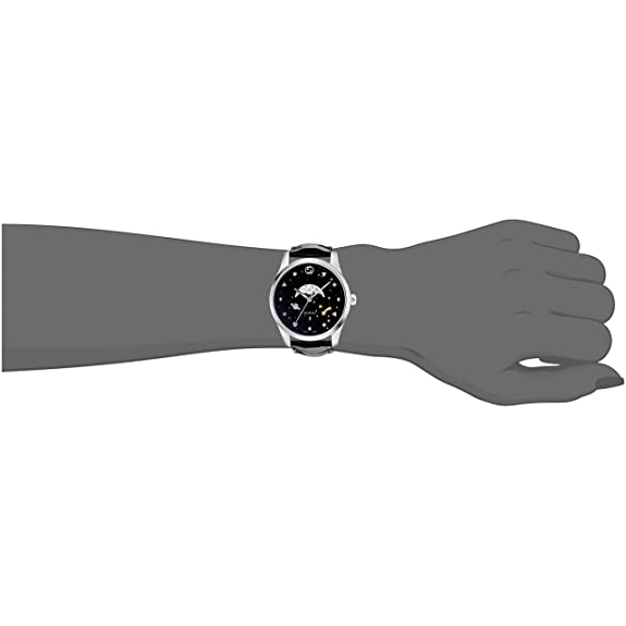 Shop Gucci G-Timeless Moonphase Black Dial Black Leather Strap Watch For Men - YA126327 in USA