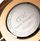 Daniel Wellington Classic Sheffield White Dial Black Leather Strap Watch for Women - DW00100036 Buy Now By Daniel Wellington
