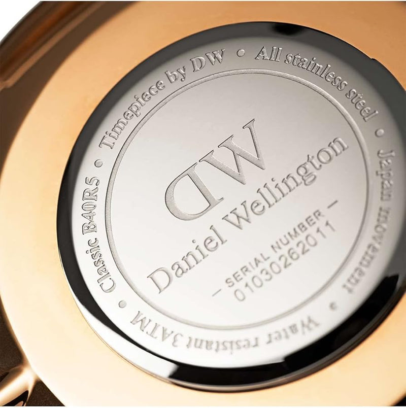 Daniel Wellington Classic Sheffield White Dial Black Leather Strap Watch for Women - DW00100036 Buy Now By Daniel Wellington