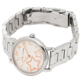 Marc Jacobs Classic White Dial Silver Steel Strap Watch for Women - MJ3591