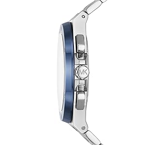 Michael Kors Lennox Chronograph Blue Dial Silver Steel Strap Watch For Men - MK8938 Buy Now By Michael Kors