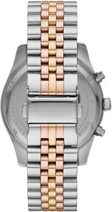 Michael Kors Lexington Chronograph Crystals Black Dial Two Tone Steel Strap Watch for Men - MK8714 Buy Now By Michael Kors