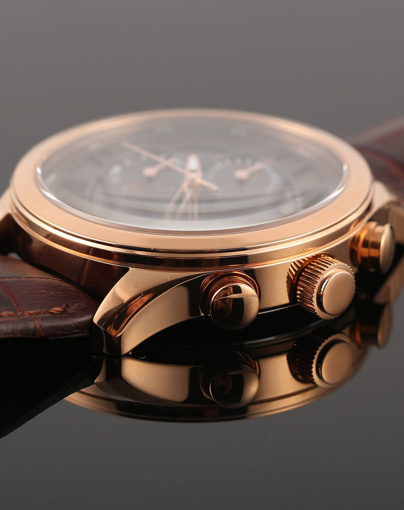 Guess Analog Chronograph Brown Dial Brown Leather Strap Watch For Men - W14052G2 Buy Now By Guess