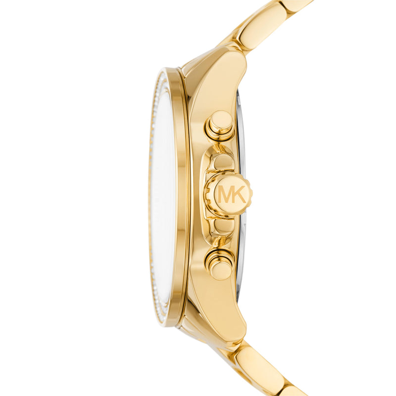 Michael Kors Wren Chronograph Gold Dial Gold Steel Strap Watch for Women - MK7428 Buy Now By Michael Kors