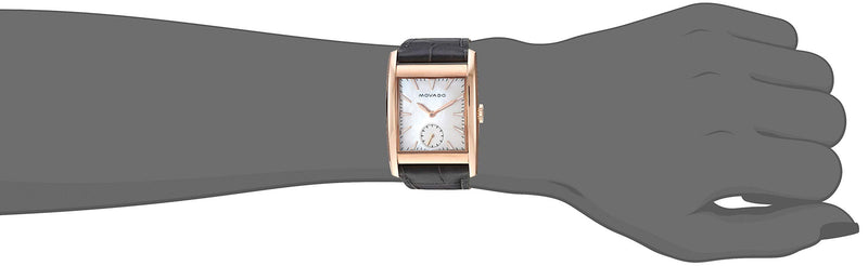 Movado Heritage Mother of Pearl White Dial Grey Leather Strap Watch For Women - 3650051 Buy Now By Movado