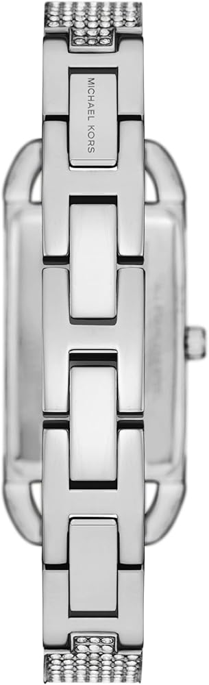Shop Michael Kors Empire Three-Hand Silver Dial Silver Steel Strap Watch for Women - MK4841 in USA