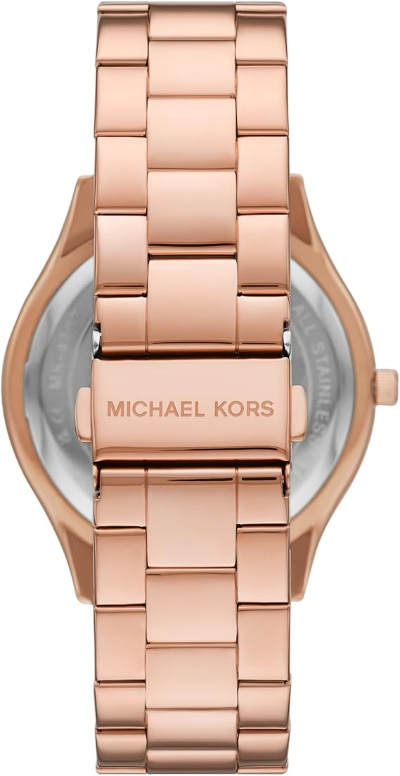 Michael Kors Slim Runway Analog Rose Gold Dial Rose Gold Steel Strap Watch For Women - MK4733 Buy Now By Michael Kors