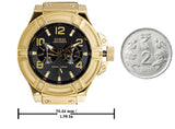 Guess Rigor Analog Black Dial Black Leather Strap Watch For Men - W0040G4 Buy Now By Guess