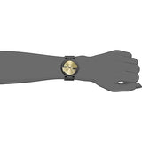 Gucci Interlocking G Quartz Gold Dial Black Steel Strap Watch For Women - YA133314 Buy Now By Gucci