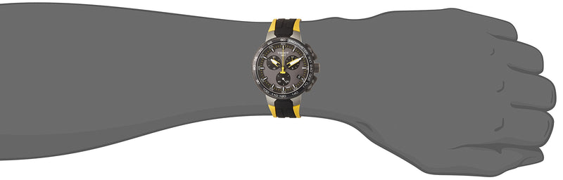 Tissot T Bike Cycling Tour de France Black Dial Two Tone Rubber Strap Watch For Men - T111.417.37.441.00 Buy Now By Tissot