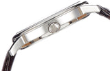 Guess Wafer Analog Blue Dial Brown Leather Strap Watch For Men - W0496G2 Buy Now By Guess