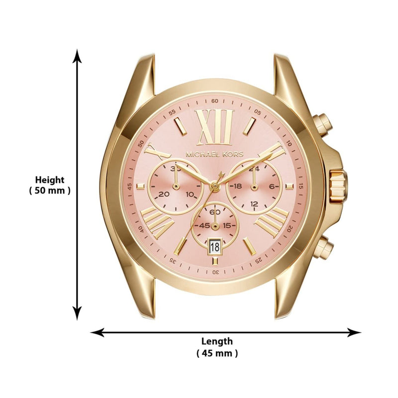Michael Kors Bradshaw Gold Dial Two Tone Steel Strap Watch for Women - MK6359 Buy Now By Michael Kors