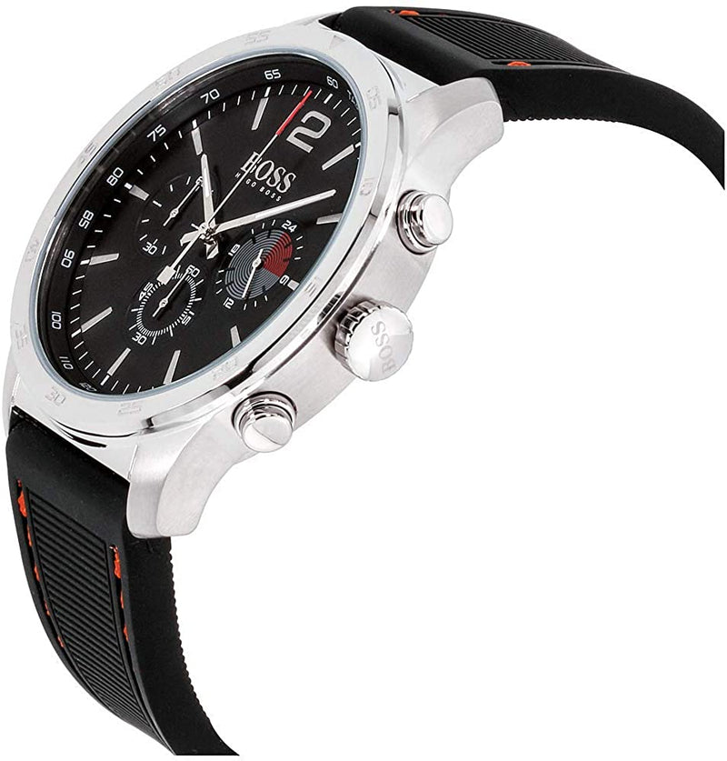 Hugo Boss Professional Black Dial Black Silicone Strap Watch for Men - 1513525 Buy Now By Hugo Boss
