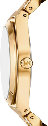 Michael Kors Lennox Pavé Crystals Silver Dial Two Tone Steel Strap Watch for Women - MK7487 Buy Now By Michael Kors