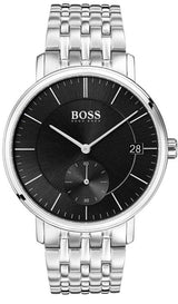 Hugo Boss Corporal Black Dial Silver Mesh Bracelet Watch for Men - 1513641 Buy Now By Hugo Boss