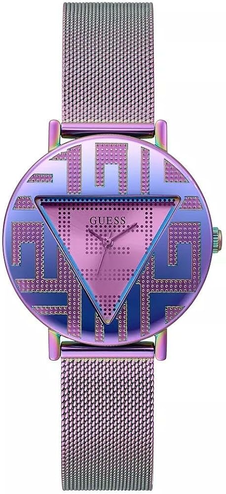 Guess Iconic Quartz Multicolor Dial Multicolor Mesh Bracelet Watch For Women - GW0479L1 Buy Now By Guess