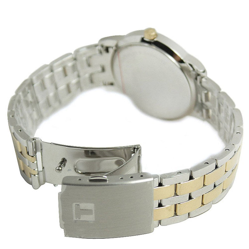 Tissot T Classic Dream White Dial Two Tone Steel Strap Watch for Men - T033.410.22.011.01 Buy Now By Tissot