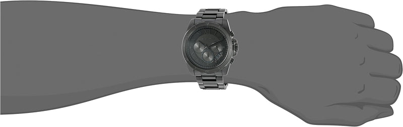 Michael Kors Brecken Chronograph Black Dial Black Steel Strap Watch For Men - MK8482 Buy Now By Michael Kors