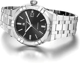 Maurice Lacroix Aikon Automatic Black Dial Silver Steel Strap Watch For Men - AI6008-SS002-330-1 Buy Now By Maurice Lacroix