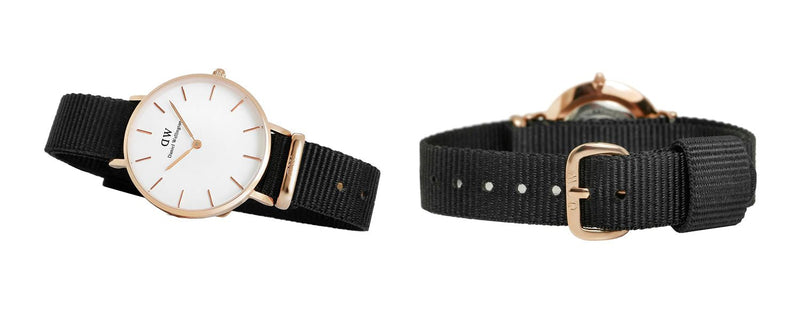 Daniel Wellington Classic Petite Cornwall White Dial Green NATO Strap Watch For Women - DW00100253 Buy Now By Daniel Wellington