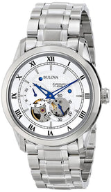 Bulova BVA Series Dual Aperture Silver Dial Silver Steel Strap Watch for Men - 96A118 Buy Now By Bulova