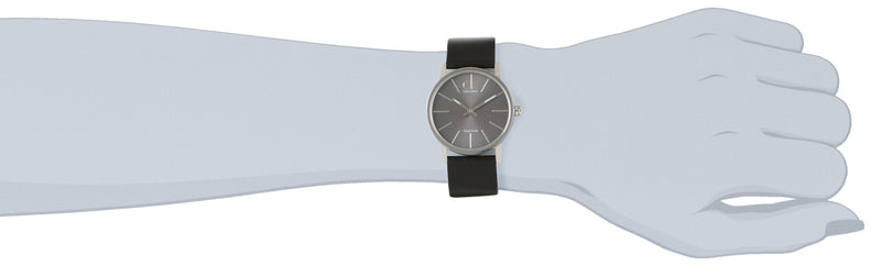 Calvin Klein Minimal Black Dial Black Leather Strap Watch for Women - K7622107 Buy Now By Calvin Klein