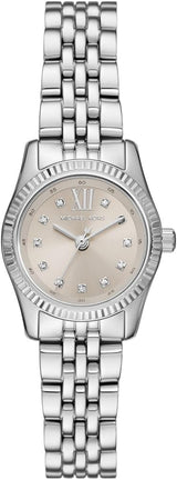Michael Kors Lexington Three-Hand Silver Dial Silver Steel Strap Watch for Women - MK4843 Buy Now By Michael Kors