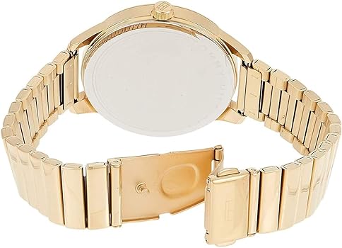 Shop Tommy Hilfiger Brooke Black Dial Gold Steel Strap Watch for Women - 1782019 in USA