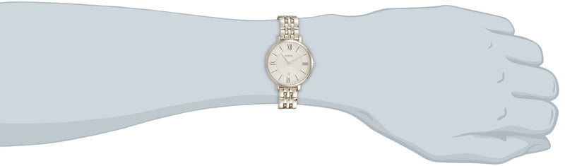 Fossil Jacqueline White Dial Gold Steel Strap Watch for Women - ES3434 Buy Now By Fossil