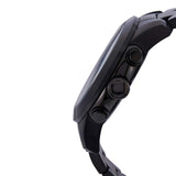 Marc Jacobs Larry Chronograph Black Dial Black Steel Strap Watch for Men - MBM8606