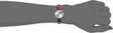 Emporio Armani Gianni T Bar Beige Dial Brown Leather Strap Watch For Women - AR1883 Buy Now By Emporio Armani