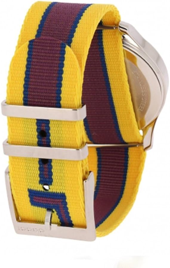Shop Gucci G Timeless Quartz Yellow & Purple Dial Yellow & Purple NATO Strap Watch For Men - YA1264069 in USA