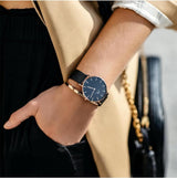 Daniel Wellington Classic Petite Cornwall Black Dial Black NATO Strap Watch For Women - DW00100215 Buy Now By Daniel Wellington