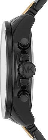 Michael Kors Wren Chronograph Black Dial Two Tone Steel Strap Watch for Women - MK6978 Buy Now By Michael Kors