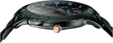 Versace Univers Quartz Black Dial Black Steel Strap Watch for Men - VEBK00618 Buy Now By Versace