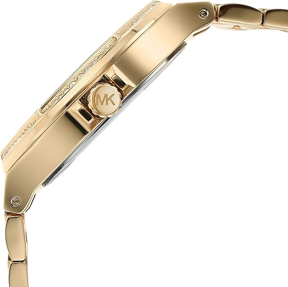 Michael Kors Lennox Three Hand Crystals White Dial Gold Steel Strap Watch For Women - MK6991 Buy Now By Michael Kors