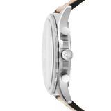 Fossil Forrester Chronograph White Dial Brown Leather Strap Watch for Men - FS5696 Buy Now By Fossil
