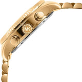 Michael Kors Lexington Chronograph Blue Dial Gold Steel Strap Watch For Women - MK7216 Buy Now By Michael Kors